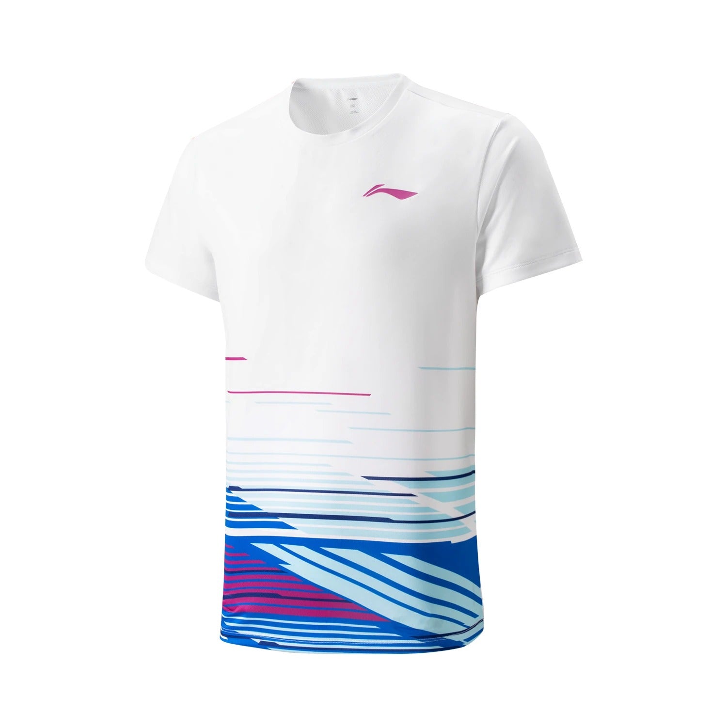 LI-NING UNISEX BADMINTON QUICK-DRY TRAINING JERSEY - WHITE - AAYV049-2