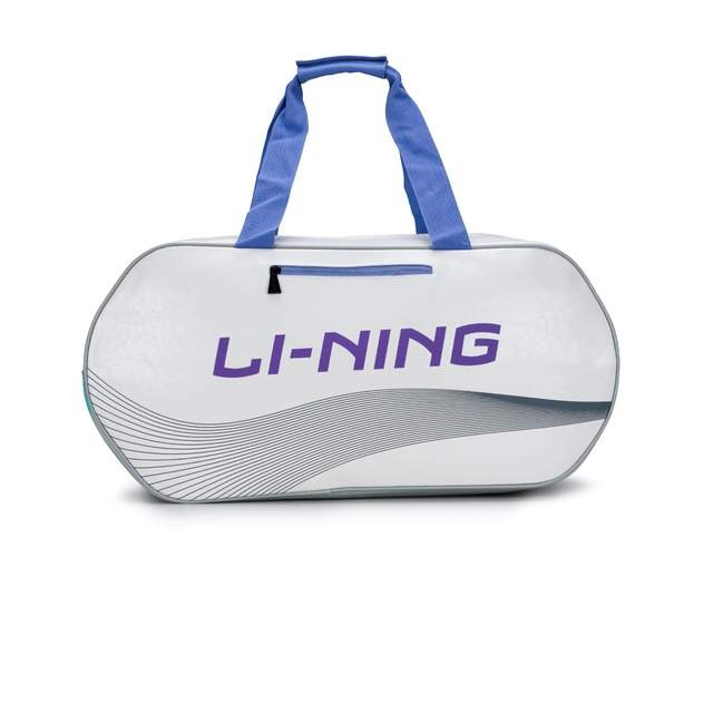 LI-NING 6 IN 1 BADMINTON RACQUET BAG - WHITE-ABDU309-2