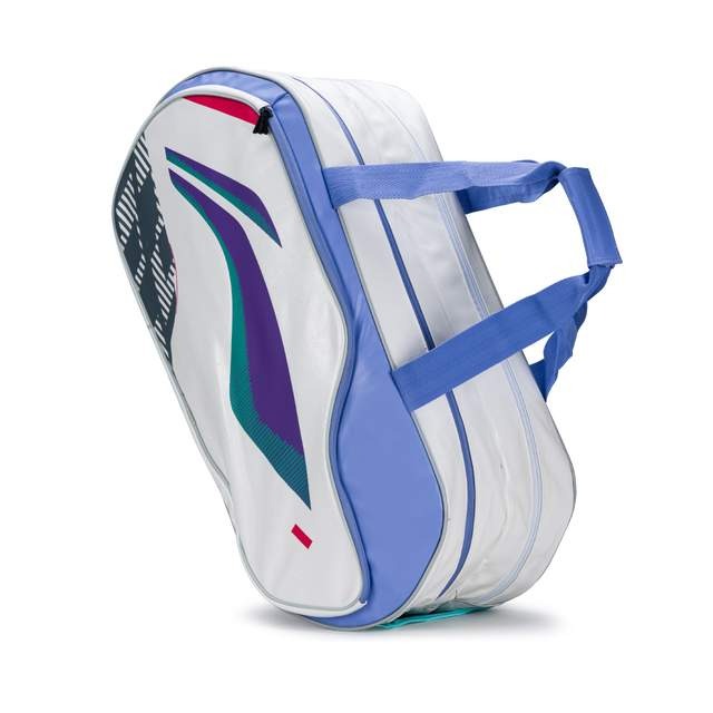 LI-NING 6 IN 1 BADMINTON RACQUET BAG - WHITE-ABDU309-2