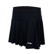 LI-NING WOMENS BADMINTON QUICK-DRY FIT SKIRT- BLACK ASKW174-1