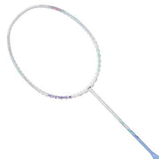 LI-NING AXFORCE 80 BADMINTON RACQUET - WHITE/LIGHT PURPLE - AYPV035