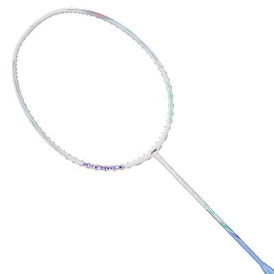 LI-NING AXFORCE 80 BADMINTON RACQUET - WHITE/LIGHT PURPLE - AYPV035