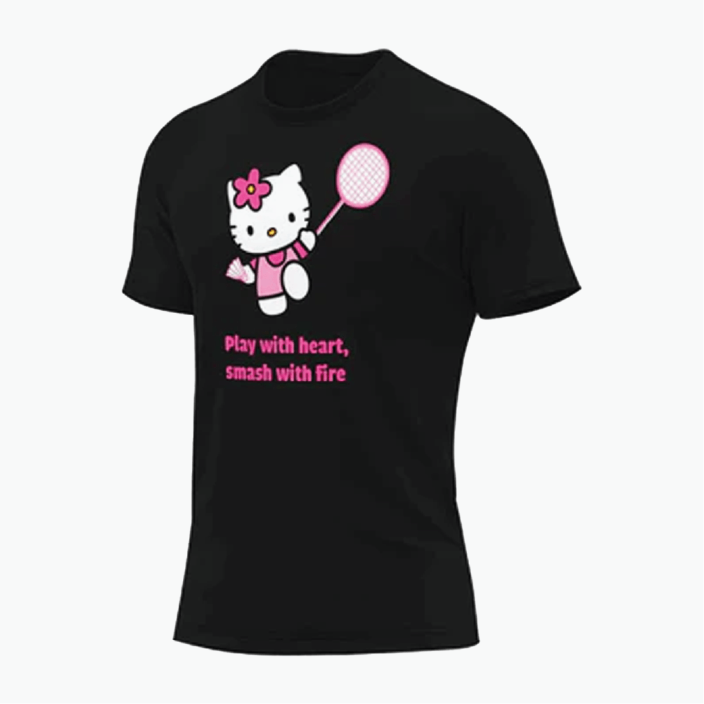 T-Shirt  Sports Hello Kitty Graphic Jersey | BLACK
