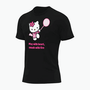 T-Shirt  Sports Hello Kitty Graphic Jersey | BLACK