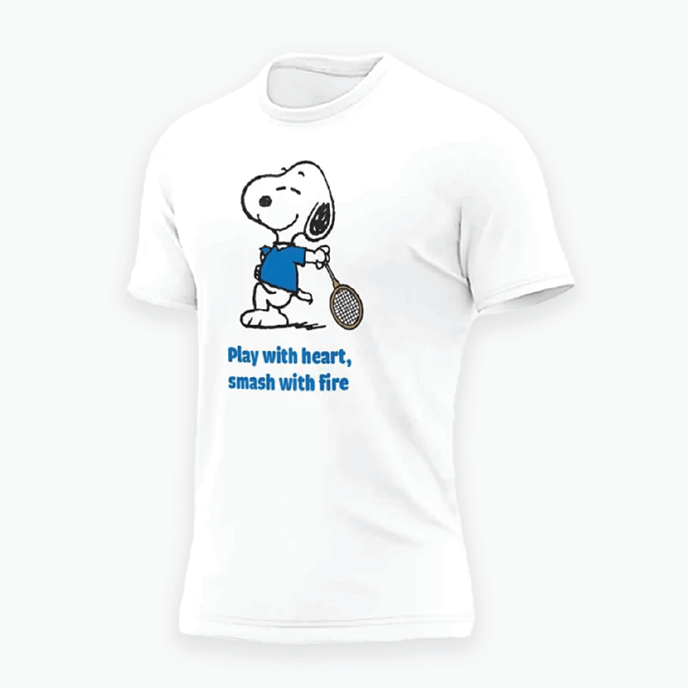 T-Shirt  Sports Snoopy Graphic Jersey | WHITE