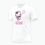 T-Shirt  Sports Hello Kitty Graphic Jersey | WHITE