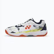 Yonex 2026 APIOS Speed Badminton Shoes White / Flume Scarlet