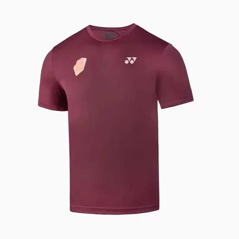 Men's Round Neck T-Shirt RM-S092 Easy5 – Maroon