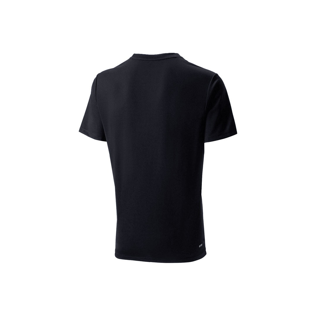 LI-NING UNISEX BADMINTON QUICK-DRY T-SHIRT - BLACK - AHSV045-1