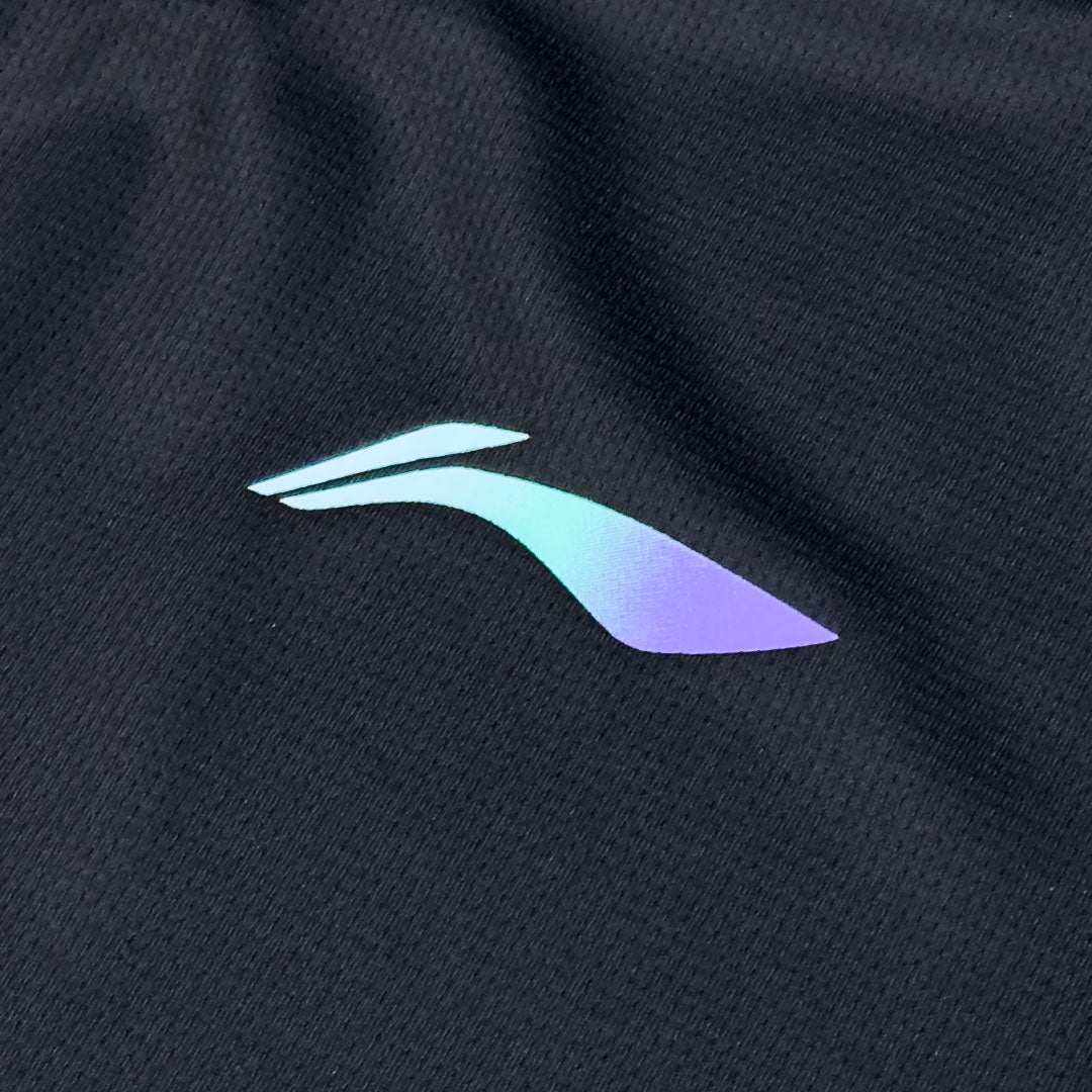 LI-NING UNISEX BADMINTON QUICK-DRY T-SHIRT - BLACK - AHSV045-1