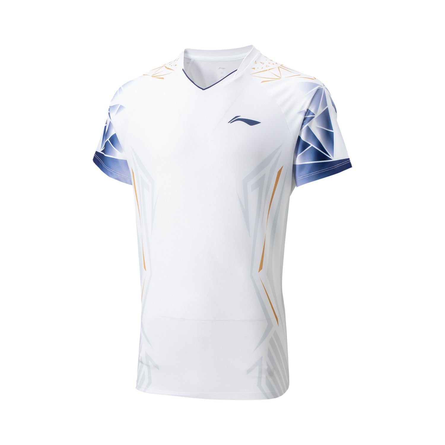 LI-NING UNISEX BADMINTON TOURNAMENT JERSEY - WHITE- AAYV021-2