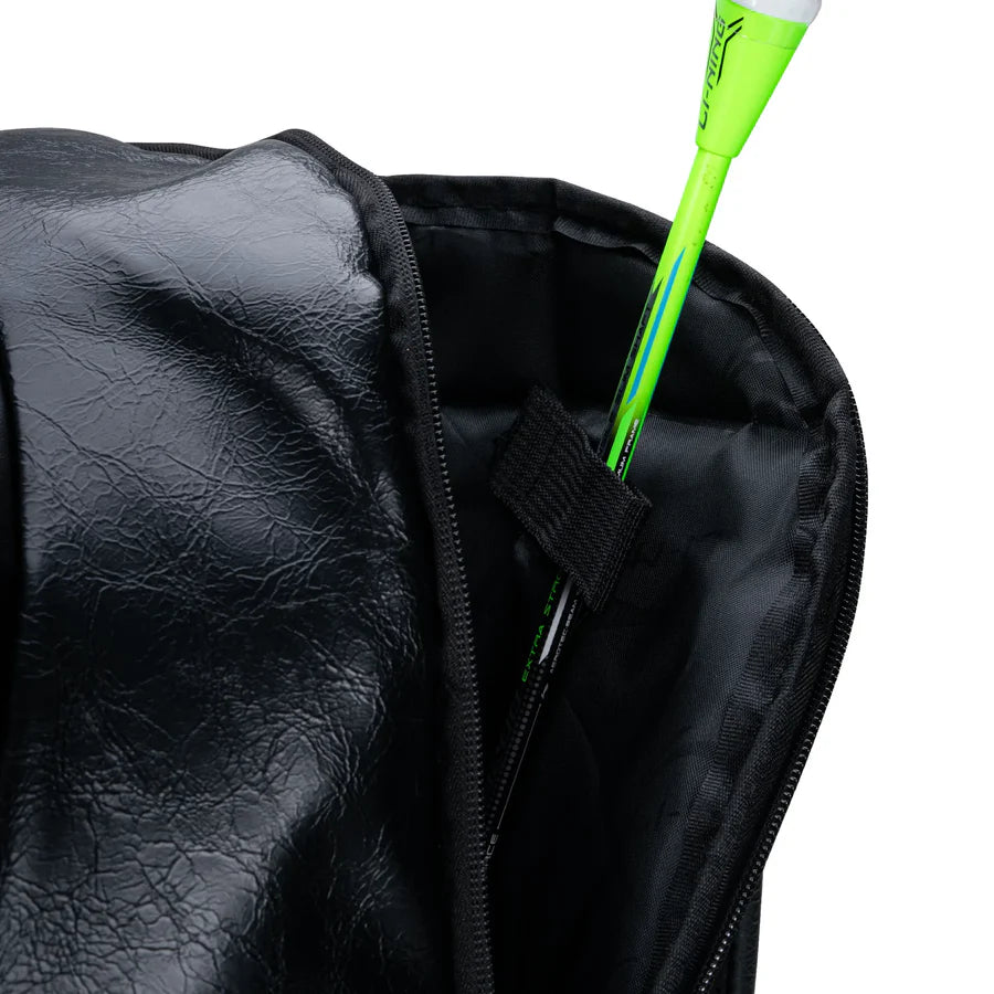 Li-Ning Velocity Badminton Backpack (Black) || High Quality Leather || ABSU385-1