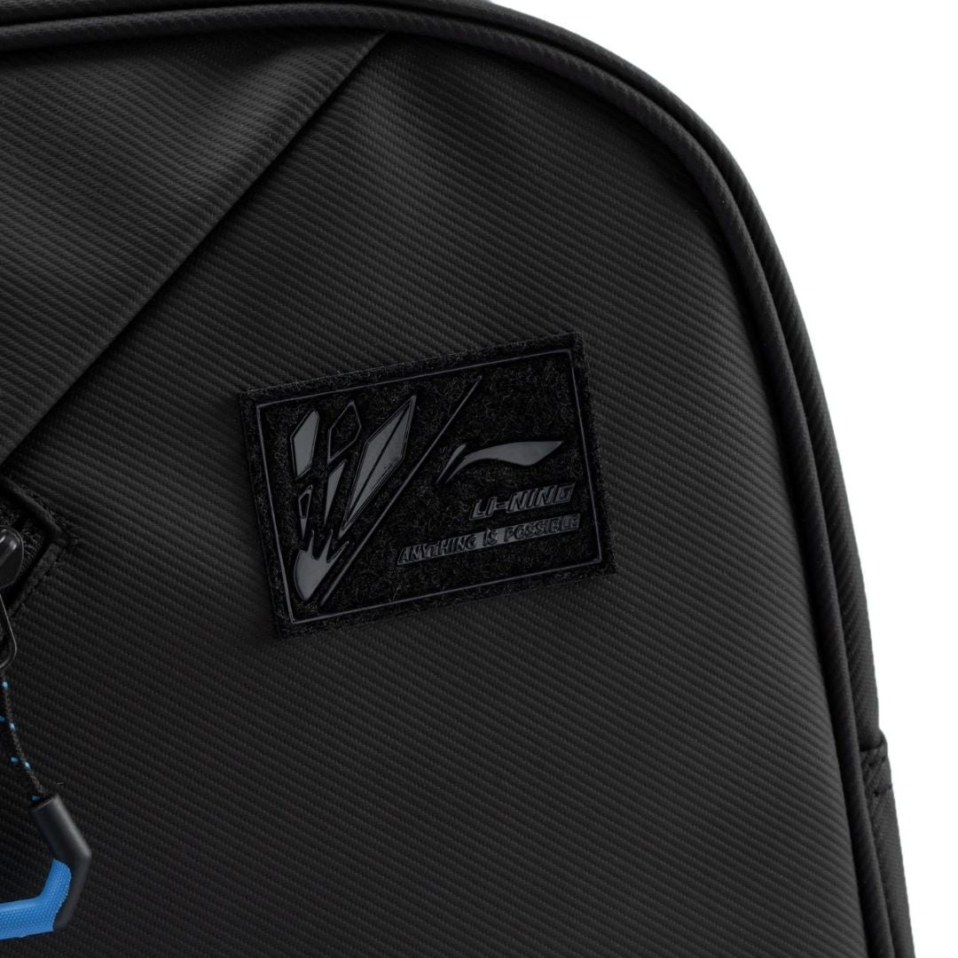 LI-NING BADMINTON RACQUET SQUARE BAG - BLACK - ABLU067-1
