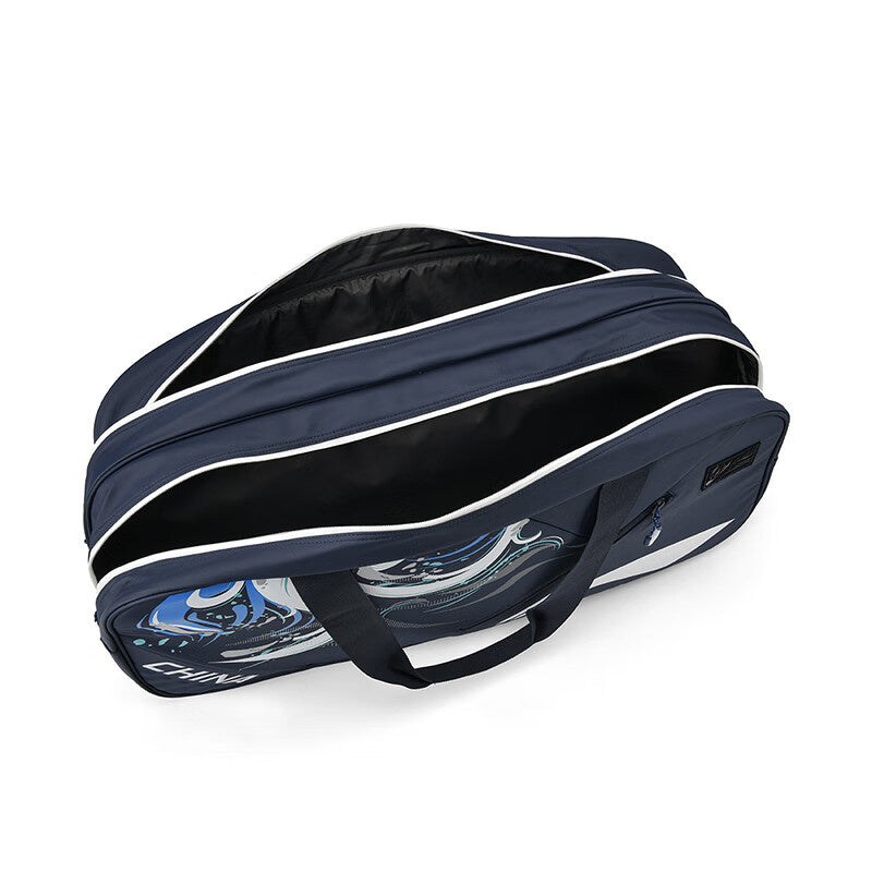 LI-NING BADMINTON RACQUET SQUARE BAG - PICKLED BLUEWOOD - ABLU067-3