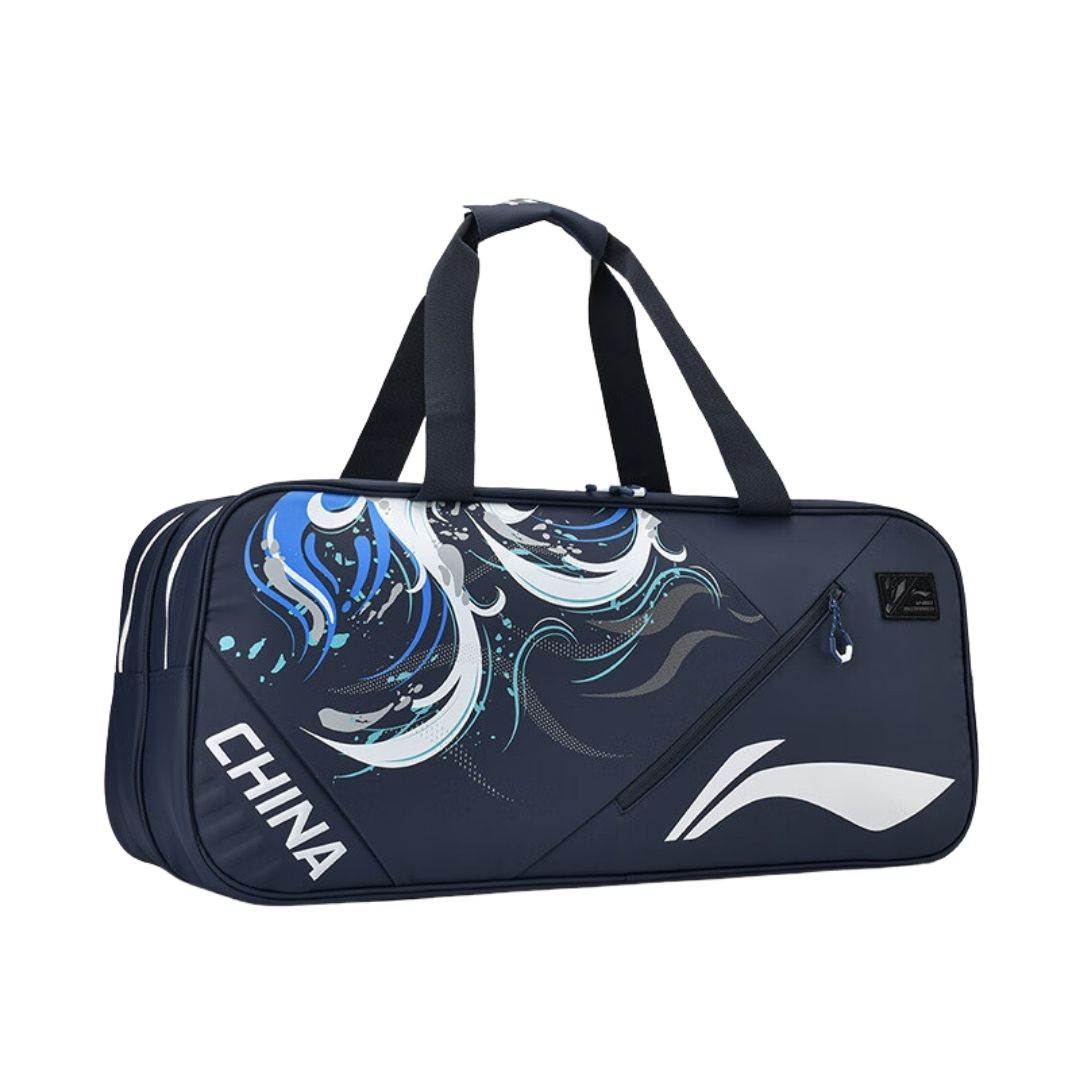 LI-NING BADMINTON RACQUET SQUARE BAG - PICKLED BLUEWOOD - ABLU067-3