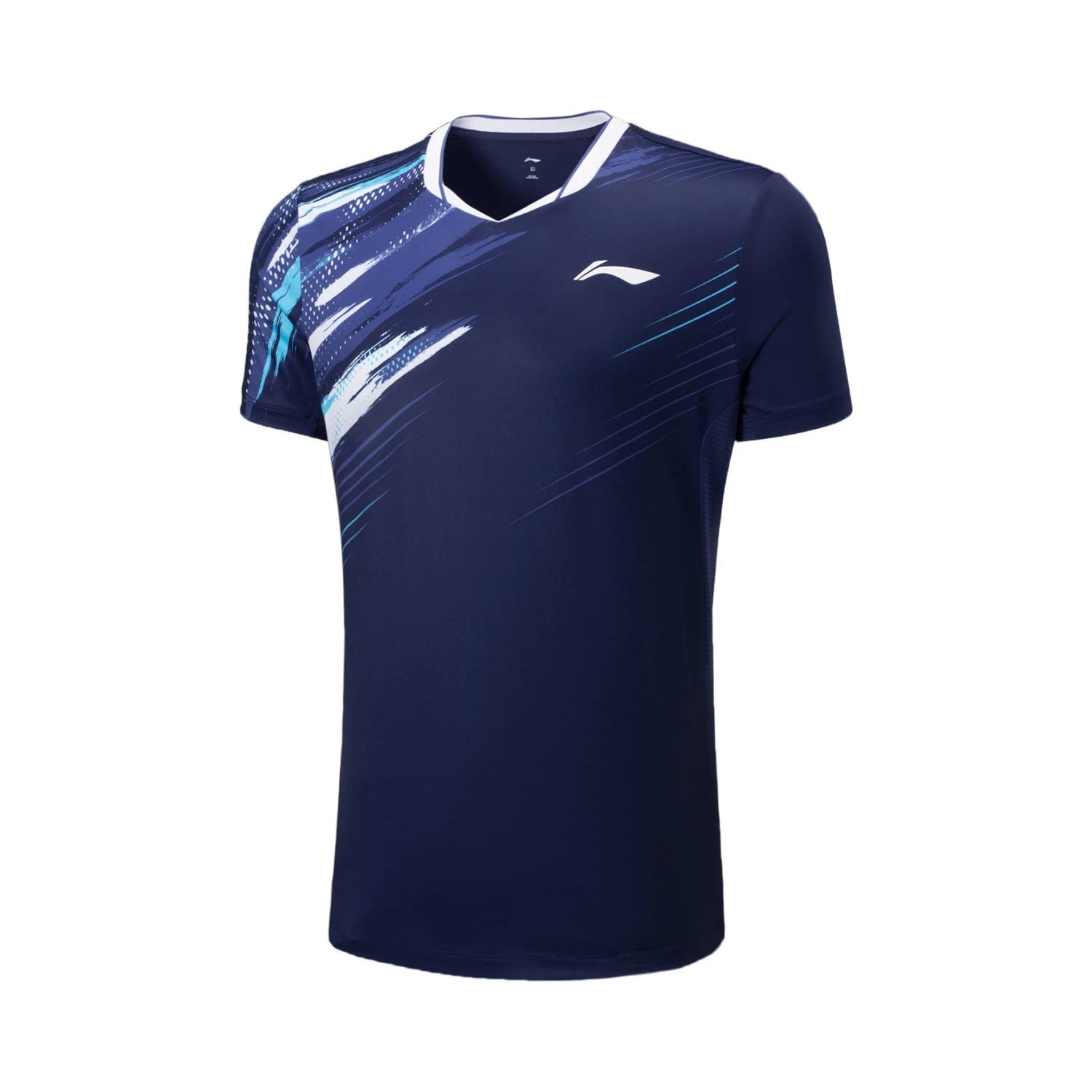 LI-NING UNISEX BADMINTON TOURNAMENT JERSEY - DARK PURPLE BLUE - AAYV025-1