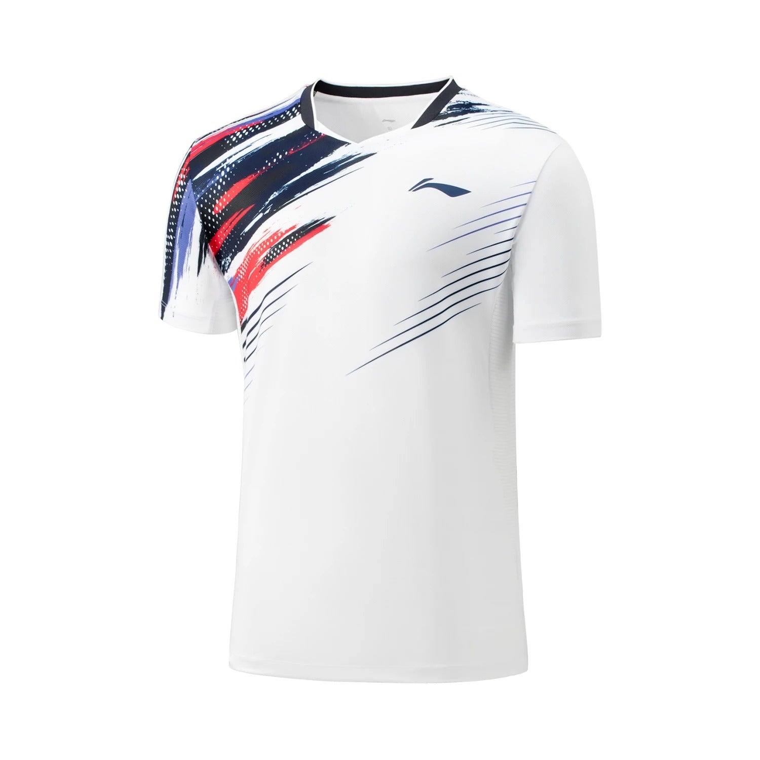 LI-NING UNISEX BADMINTON TOURNAMENT JERSEY - WHITE - AAYV025-2