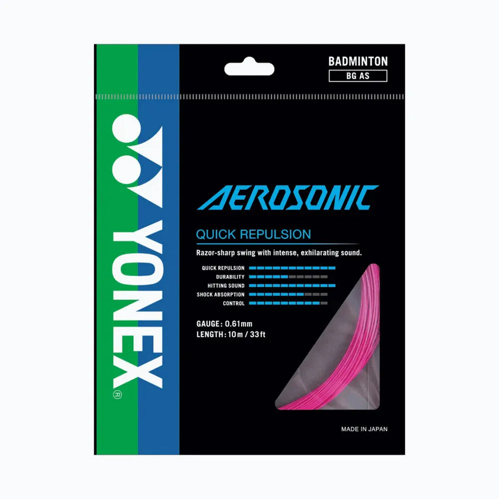 YONEX Aerosonic Badminton String – Ultra Thin Speed