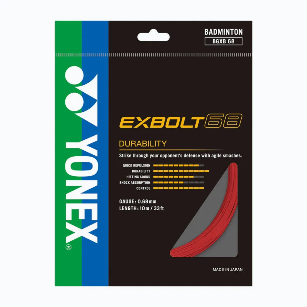 Yonex Exbolt 68 Badminton String – Explosive Repulsion