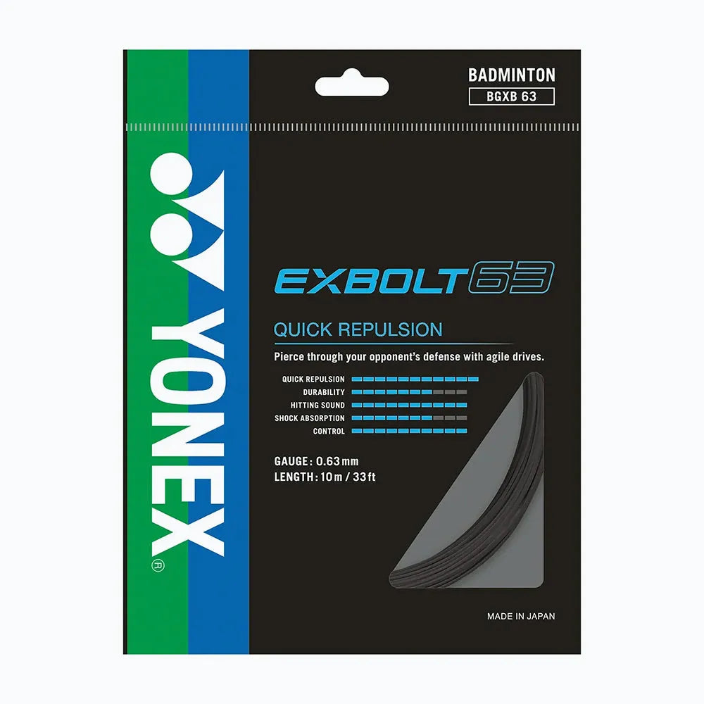 Yonex Exbolt 63 Badminton String – Powerful Touch