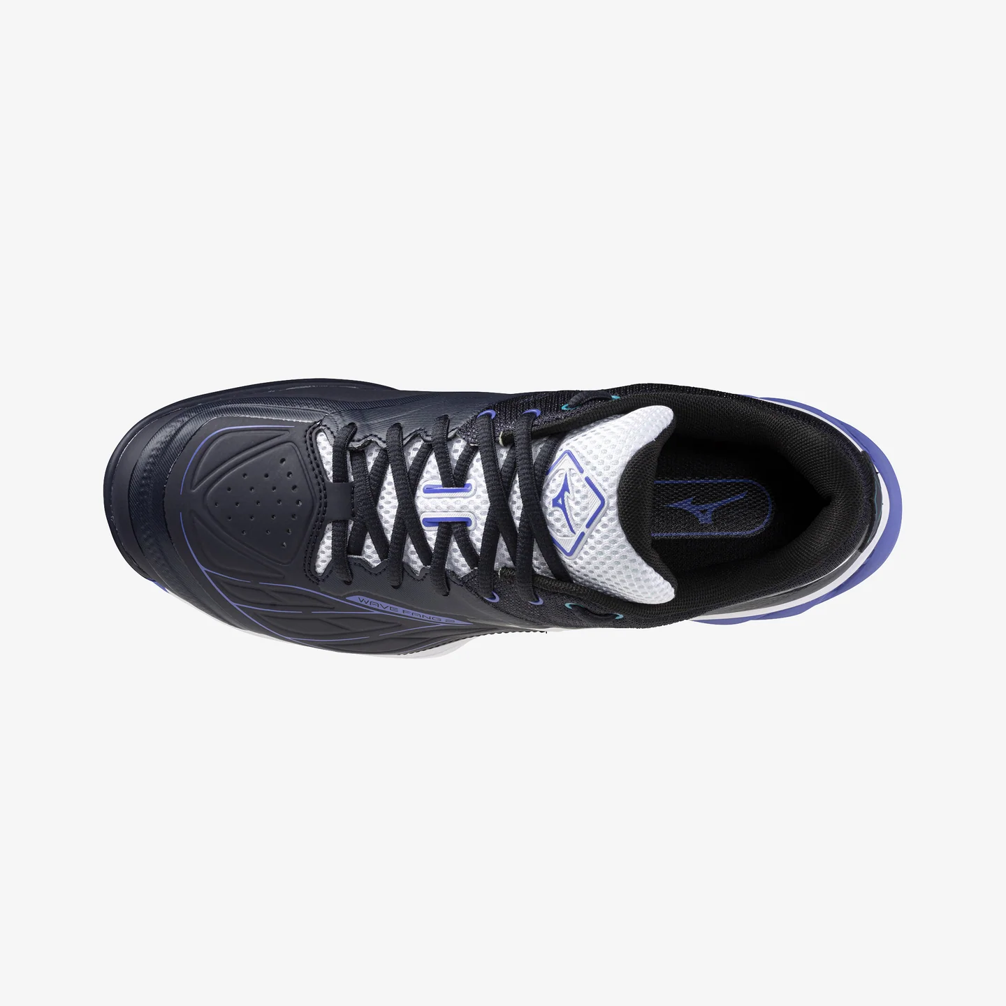 MIZUNO WAVE FANG 2 UNISEX Badminton Shoes 71GA2313-46 - Blue Granite/White/Iris Boom