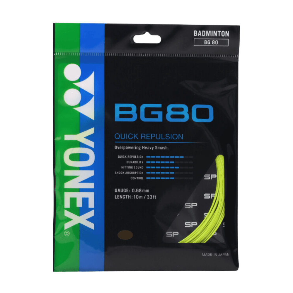 Yonex string BG80 Yellow