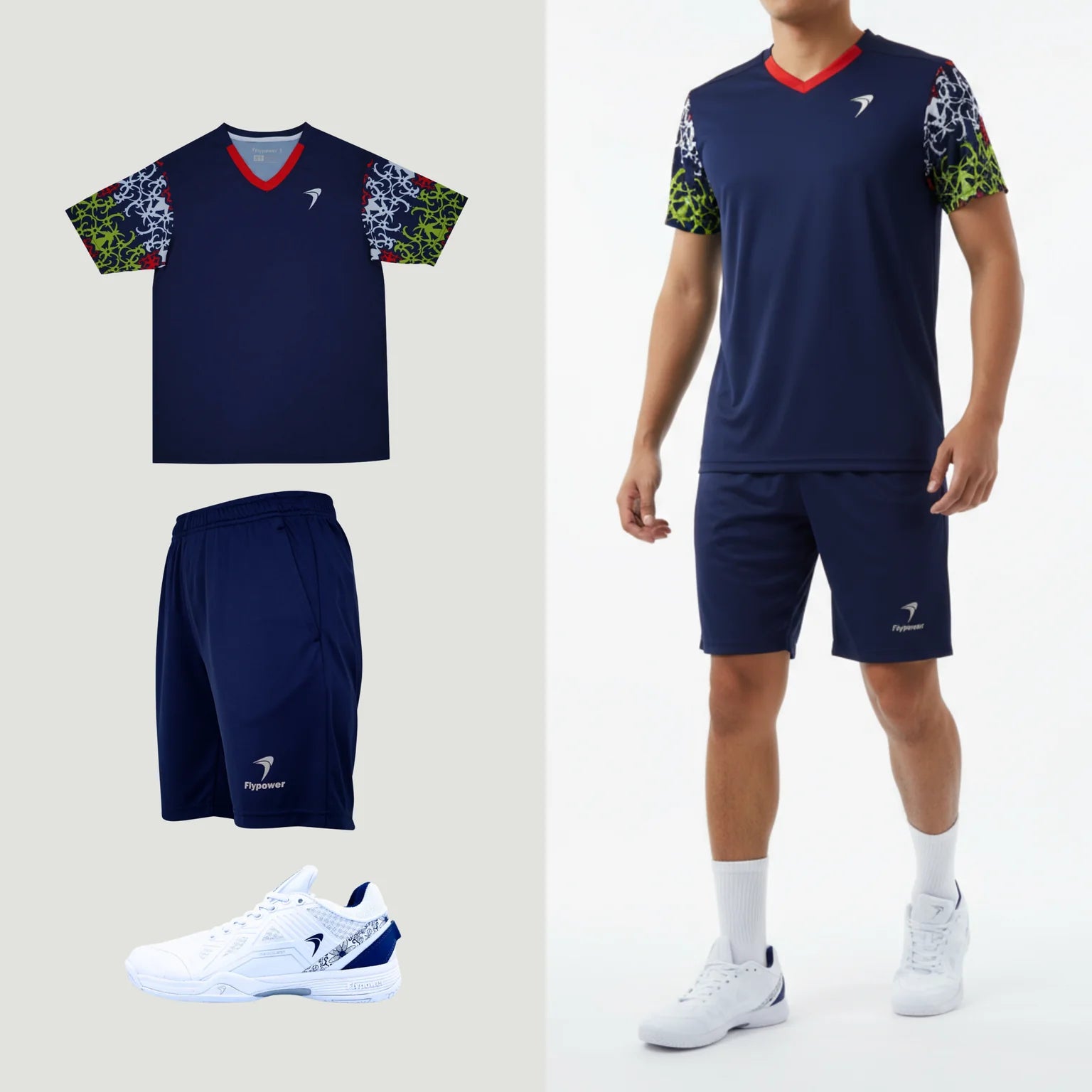 Flypower T-Shirt Navy Blue Unisex