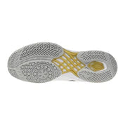 MIZUNO Wave Claw Pro 3 Unisex Badminton Shoes – 71GA2652-01  - White/Gold