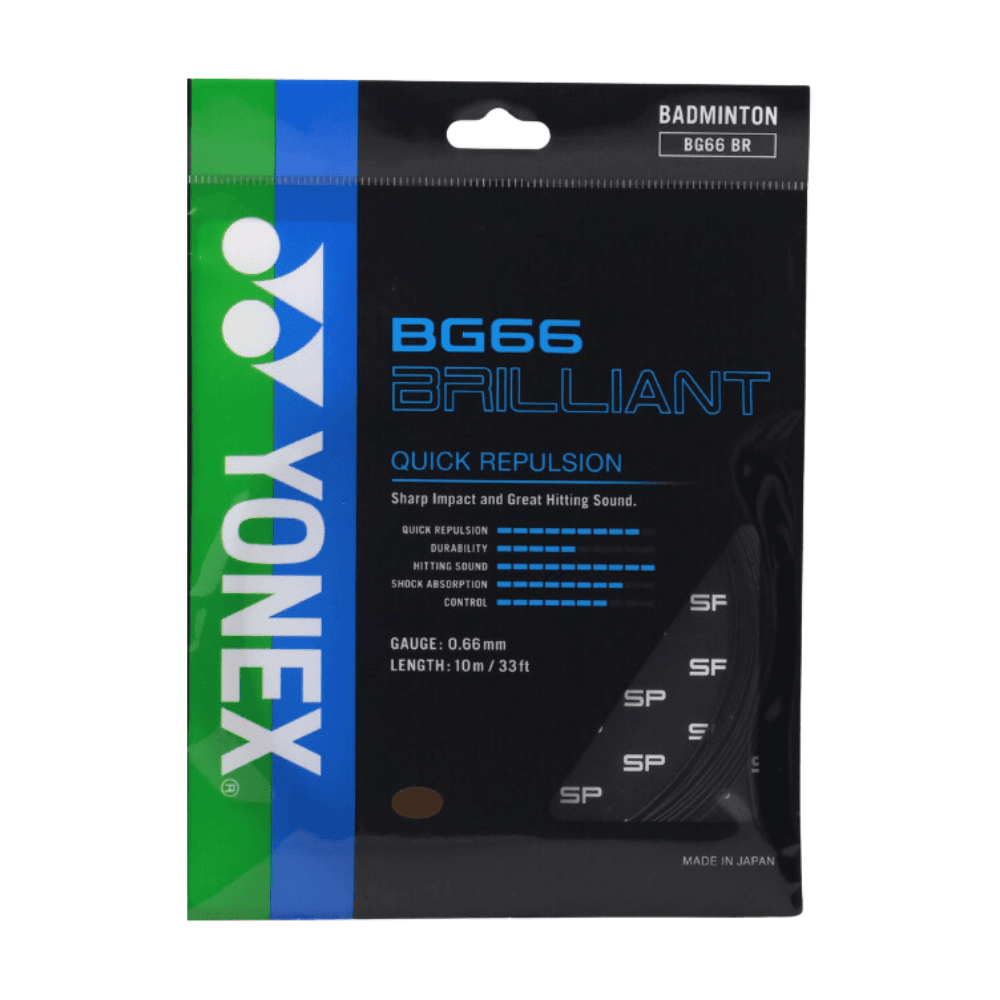 Yonex string BG66 Brilliant Black