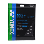 Yonex string BG66 Brilliant Black