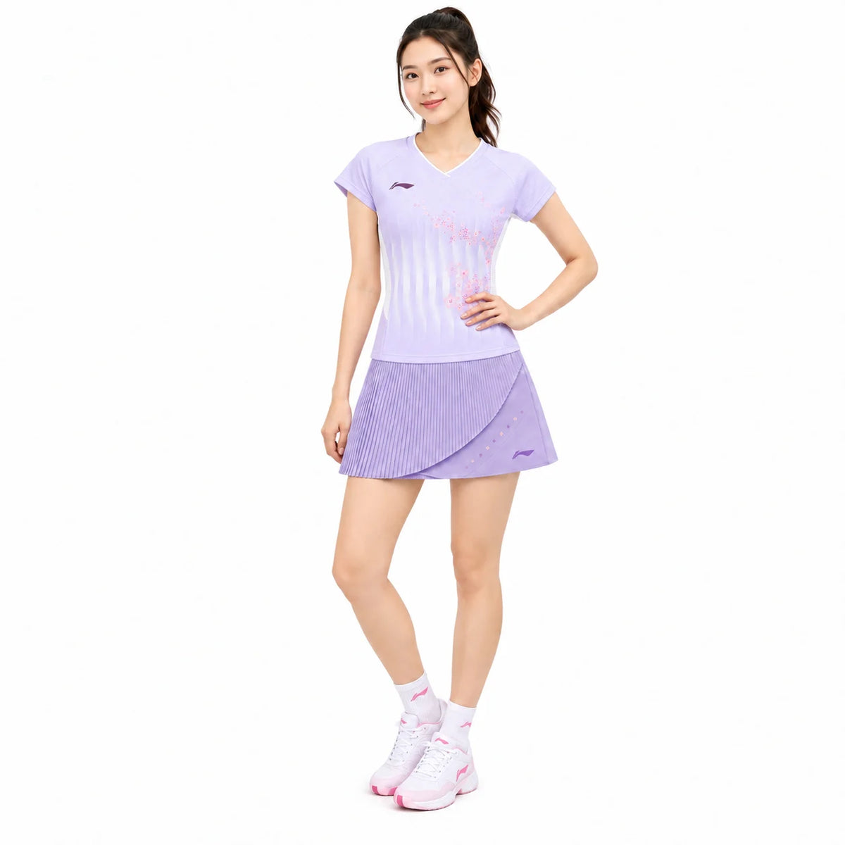 Li-Ning SHIDA Series Women Quick Dry T-shirt AAYW210