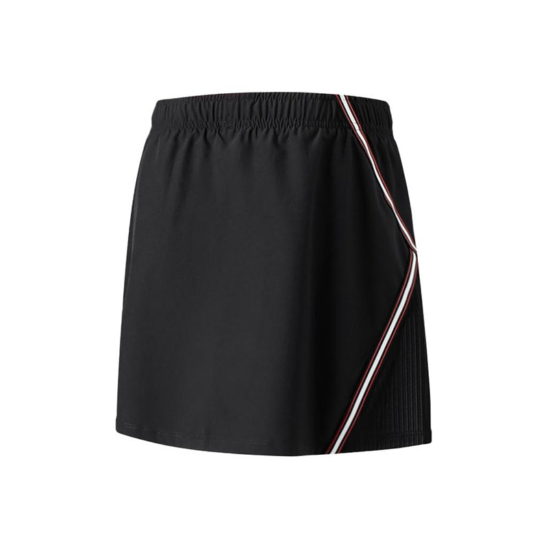 LI-NING WOMEN'S BADMINTON QUICK-DRY SKIRT - BLACK - ASKW066-1
